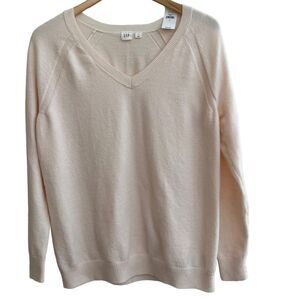 Gap Wool Blend Pink/Peach sweater women Sz Small